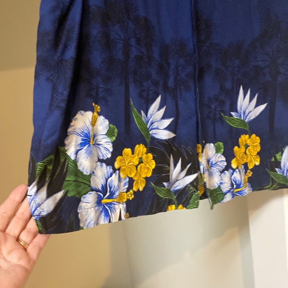 GEORGE l Men’s Short-Sleeve l Rayon l Button-down l Casual l Vibrant Blue l Sz L - Picture 9 of 13